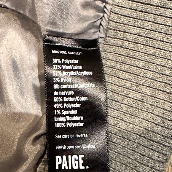 Paige Denim bomber jacket - Picture 6 of 6